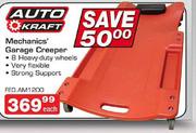 Auto Kraft Mechanics Garage Creeper- Each