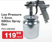 Low Pressure 1.5mm 680cc Spray Gun-Each