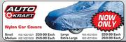 Auto Kraft Small Nylon Car Covers-Each