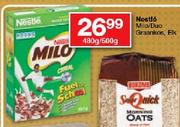 Nestle Milo/Duo Graankos-480g/500g Elk