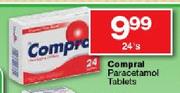 Compral Paracetamol Tablets-24's