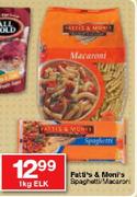 Fatti's & Moni's Spaghetti/Macaroni-1kg Elk