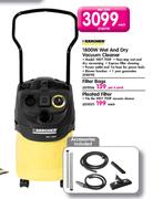 Karcher 1800W Wet And Dry Vacuum Cleaner-WD7.700P Each