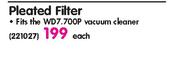 Pleated Filter Each