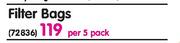 Filter Bags-5's Per Pack