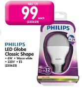 Philips LED Globe Classic Shape-Each