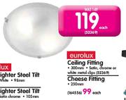 Eurolux Ceiling Fitting-Each
