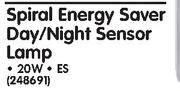 Eurolux Spiral Energy Saver Day/Night Sensor Lamp - Each