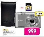 Nikon S3300 Digital Camera Bundle-Per Bundle