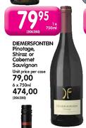 Diemersfontein Pinotage, Shiraz Or Cabernet Sauvignon-1X750ml