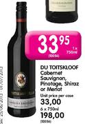 Du Toitskloof Cabernet Sauvignon, Pinotage, Shiraz Or Merlot-1X750ml