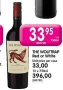 The Wolftrap Red Or White-12X750ml