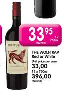 The Wolftrap Red Or White-1X750ml