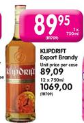 Klipdrift Export Brandy-12X750ml