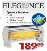 Elegance Quarz Heater (EL-12)