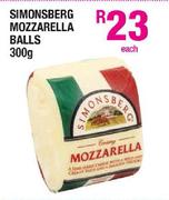 Simonsberg Mozzarella Balls - 300g Each