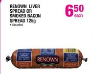 Renown Liver Spread Or Smoked Bacon Assorted-125g 