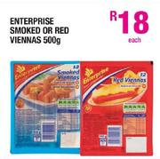 Enterprise Smoked/Red Viennas-500g Each