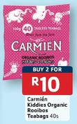 Carmien Kiddies Organic Rooibos Teabags-40's