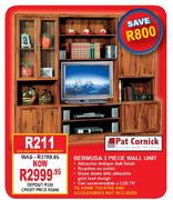 Bermuda 3 Piece Wall Unit