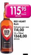Red Heart Rum-1 x 750ml 