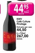 KWV Cafe Culture Pinotage-1 x 750ml