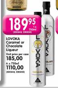 Lovoka Caramel Or Chocolate Liqueur-1 x 750ml