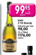 KWV 5 Yo Brandy-12 x 750ml