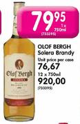 Olof Bergh Solera Brandy-12 x 750ml