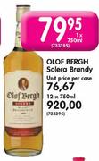 Olof Bergh Solera Brandy-1 x 750ml