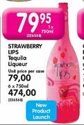 Strawberry Lips Tequila Liqueur-6 x 750ml