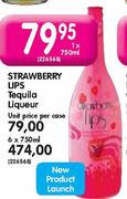 Strawberry Lips Tequila Liqueur-1 x 750ml