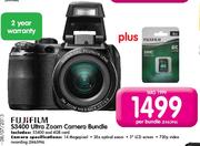 Fujifilm S3400 Ultra Zoom Camera Bundle-Per Bundle