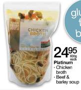 Platinum Beef & Barley Soup-600gm