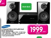 Samsung 2 Channel Micro HiFi With Dual Dock Technology-Each