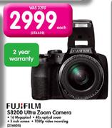 Fujifilm S8200 Ultra Zoom Camera-Each