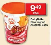 Dairybelle Bliss Yoghurt-500gm Each