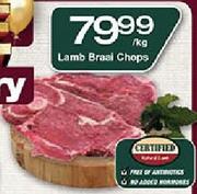 Lamb Braai Chops-Per Kg