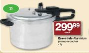 Essentials Aluminium Pressure Cooker-7Ltr