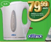 Ottimo Black/White Kettle-1.7Ltr