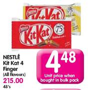 Nestle Kit Kat 4 Finger - 48's
