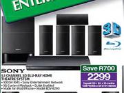 Sony 5.1 Channel 3D Blu-Ray Home Theatre System (BDV-E290)