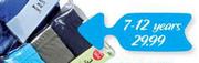 Boys' 3-Pack Mini Briefs(7-12 Years)