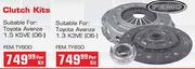 Femo Clutch Kits Suitable For Toyota Avanza 1.5 K5VE-Per Kit