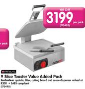 Anvil 9 Slice Toaster Value Added Pack-Per Pack