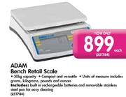 Adam Bench Retail Scale-Each