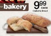 Clabatta Bread Each