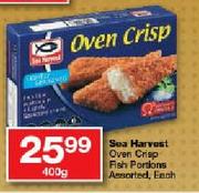 Sea Harvest Oven Crisp Fish Portions-400gm