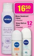 Nivea Deodorant Assorted-150ml Each