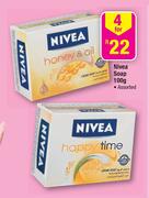 Nivea Soap Assorted-4x100g